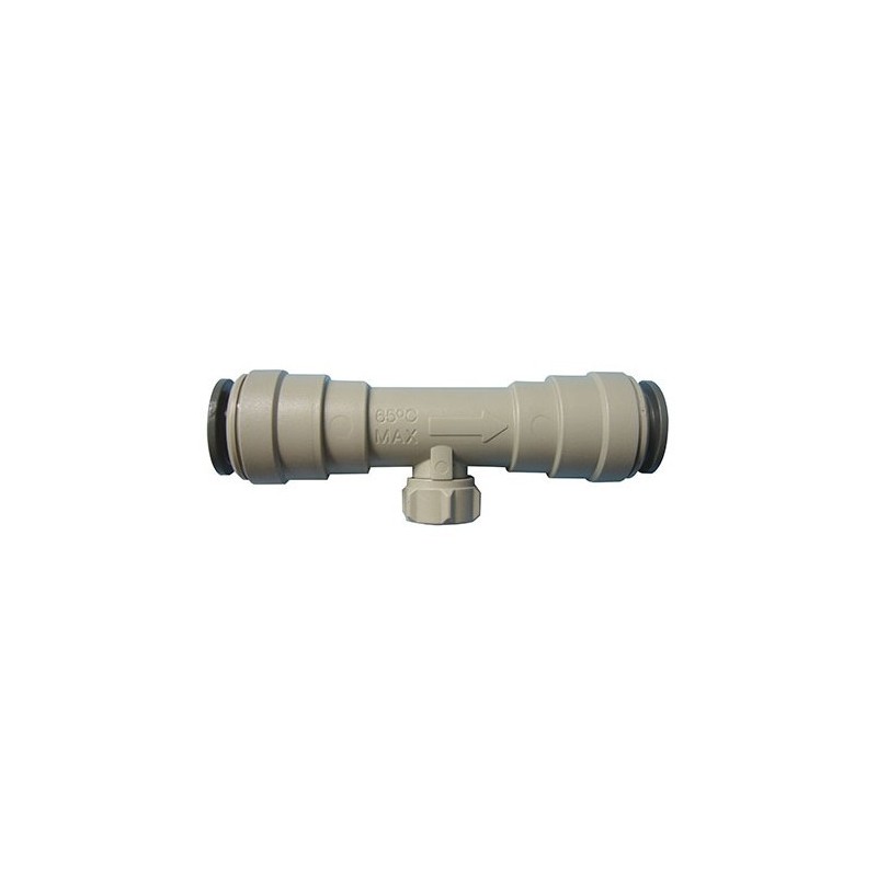 raccord rapide 15MM Double clapet anti-retour plastique