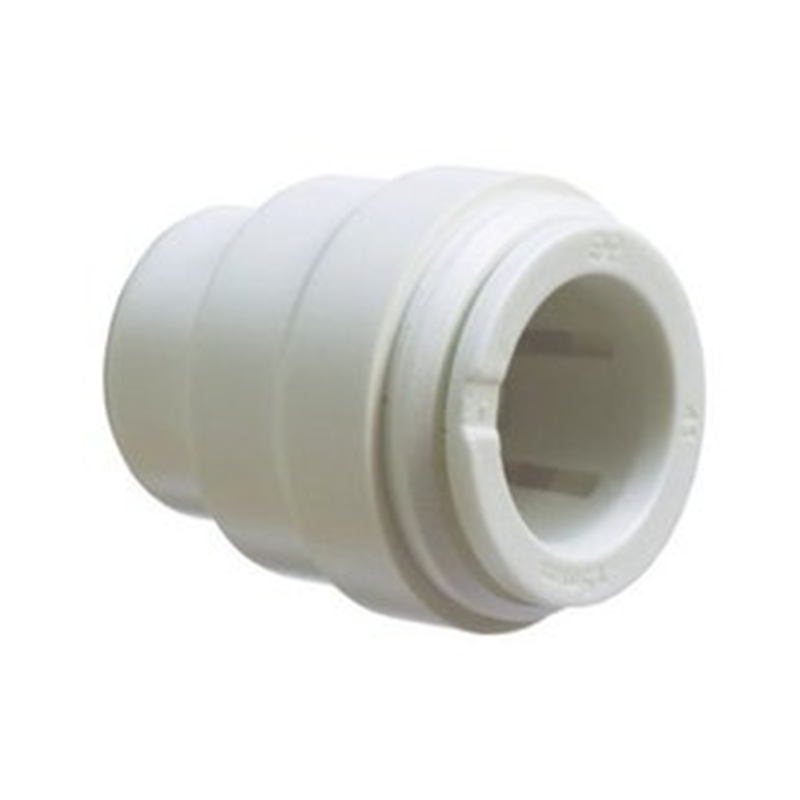 BOUCHON RACCORD RAPIDE  12 MM PLASTIQUE BLANC