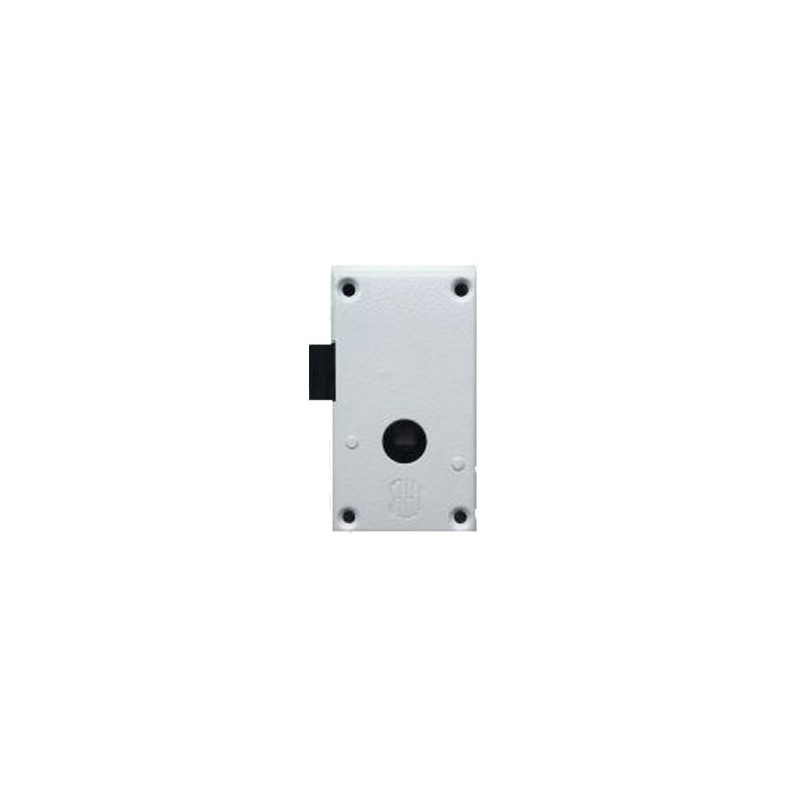 SERRURE GAUCHE BLANCHE MONTAGE EN APPLIQUE SANS CONDAMNATION SPECIAL PORTES CHAMBRES